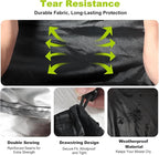 Lawn Mower Cover Compatible with Ryobi, Heavy Duty Lawnmower Covers, Polyester Oxford Push Mower Cover, with Drawstring and Storage Bag, for Dust and Outdoor Protection, Black