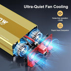 4000W Pure Sine Wave Inverter 12V DC to 120V AC Converter for Family Emergency Preparedness,Camping,RV,Solar DIY,Outdoors,Built-in 5V/2.1A USB-A,USB-C,Hardwire Port, Remote Controller