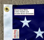 US Flag Factory - 2.5x4 FT US American Flag (Embroidered Stars, Sewn Stripes) Outdoor SolarMax Nylon Flag - Made in America - Premium Quality (2.5x4 FT)