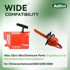 45cc 52cc 58cc Chainsaw Parts Recoil Pull Starter Replacement for Chinese Models 4500 5200 5800