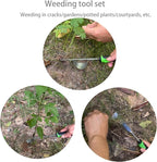 Weeding Tool,Garden Hand Tools,Weed Removal Tool,Crack Weeder Crevice for Garden/Patio/Crack/Potted Plant Weed Puller Tool(3pcs)