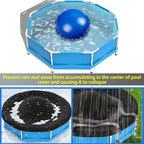 Sfcddtlg 4 x 4 Ft Pool Air Pillows for Above Ground Pools- Round Winter Pool Cover Pillow- Ice Equalizer Air Pillow- Swimming Pool Winterizing Closing Pillow with Ropes for Support Pool Covers