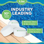 Rx Clear 1" Inch Chlorine Tabs | 5 Pounds | Use Tablets as Bactericide, Algaecide, & Disinfectant in Swimming Pools | Stabilized, Long Lasting, Slow Dissolving, & UV Protected