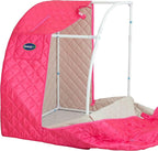 Durasage Portable Steam Sauna for Home Use – Foldable Full Body Personal Spa Tent with 800W Steam Generator, 60-Min Timer, Chair Included, Lightweight Design