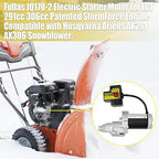 fullas Electric Starter Motor JQ170-2 for LCT 291cc 306cc, Ariens AX291 AX306 OHV Gas Engine Suitable for Husqvarna 24" 27" 30" Snow Blower, Ariens Deluxe 28" 30" Snowblower