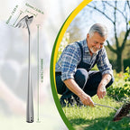 2025 Upgraded Weed Puller Tool, 4-Tooth Manganese Steel Manual Weeders, Portable Garden Weed Remover Tools for Vegetable Gardening Backyard Farm Planting & Weeding