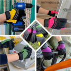 Thorn Proof&Puncture Resistant Gardening Gloves with Grip,Garden Glove for Women, Leather Yard Work Gifts