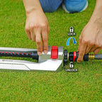 Eden 94110 Lawn & Garden Metal Osciallating Water Sprinkler for Yard