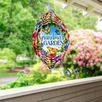 FLAGWIX Christmas Garden Gifts for Grandma - Nana's Garden 3D Stainless Steel Metal Wind Spinners 12 in - Gardening Grandma Christmas Birthday Gifts for Women Nana Gigi, Grandmother Gift Ideas