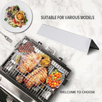 7637 7635 Grill Grates Replacement Flavorizer Bars for Weber Spirit Grill I Spirit II E-210, S-210, E-220, S-220, 17.5” Stainless Steel Cooking Grid BBQ Grill Parts 2 Burners Spirit 200 Series