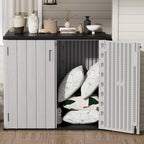 Outdoor Storage Cabinet for Patio & Garden Shed, 37Cu.ft Outdoor Storage Shed Waterproof,Horizontal Outdoor Cabinet for Garage, Pool Storage.