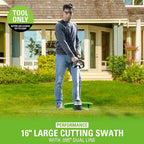 Greenworks 80V 16-Inch Brushless String Trimmer (Gen 2), Battery and Charger Not Included