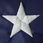 Super Tough 2.5ft x 4ft Nylon American Flag, Made in the USA, Embroidered Stars, Sewn Stripes