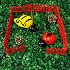 Prsildan Miniature Fairy Fence, Wood Ornament Mini Fence with Dollhouse Scene Props 40 Inches