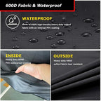 Grill Cover for Weber Slate 30 Inch Rust-Resistant Griddle, Heavy Duty Waterproof 600D Webber Slate Griddle 3-Burner Gas 30 in. Flat Top Griddle Cover Outdoor Black