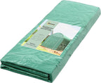 Outsunny 9.8' x 6.6' x 6.6' Plastic Greenhouse Cover Replacement, Heavy Duty Waterproof Tarp for Hoop House, Sheeting with 6 Windows, Door & Reinforcement Grid, Green