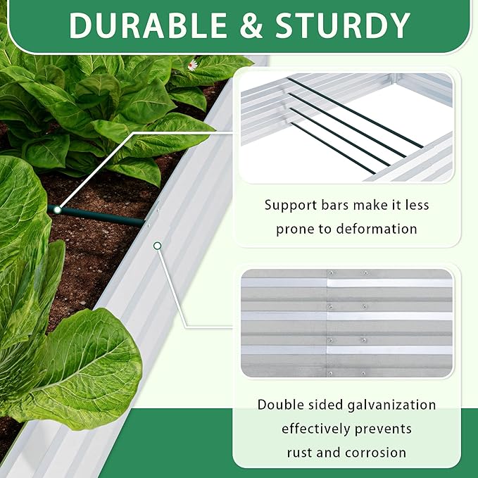 8.7x6.6x7 ft Walk-in Greenhouse, Portable Plant Hot House with Zipper Windows & Doors, Heavy-Duty PE Cover & Steel Frame, for Garden, Backyard
