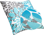 JMGBird Outdoor Pillows Waterproof Set of 2 Outdoor Throw Pillows with Insert Included Pillow 18×18 Inch Outdoor Pillow for Patio Furniture