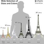 allgala 24" Eiffel Tower Statue Decor Alloy Metal, Gold
