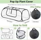 45"*22"*16"Garden Plant Covers with Two Air Hole and Breathable Mesh for Raised Beds, Accelerator Plants Cover, Mini Greenhouse Cover, Frost Cover for Plant Vegetable Seedling Protector 1PCS