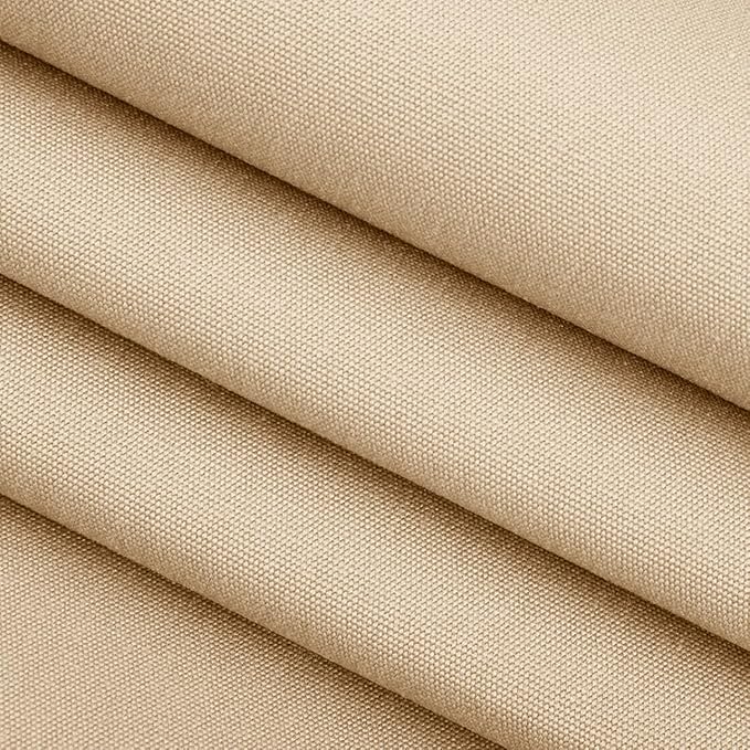 RSH DECOR: Sunbrella Lumbar Throw Pillows Set of 2 | 20" x 12" | Water and Fade-Resistant Performance Fabric | Outdoor Pillow Covers with Down-Alternative Inserts | Canvas Antique Beige