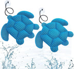 Hot Tub Scum Absorber Turtle, 2PCS Reusable Hot Tub Oil Absorbing Floating Sponges for Spa/Pool, Hot Tub Scum Sponge Accessories to Soak Up Oils & Keep Water Clean