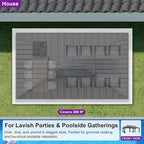 PURPLE LEAF 12' x 24' Outdoor Hardtop Gazebo with Netting and Curtains Galvanized Steel Double Roof and Aluminum Frames Permanent Wind Resistance Pavilion Gazebo for Patio Deck Garden, Light Grey
