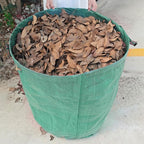 2 PCS 106 Gallon Yard Waste Bags, Reusable Lawn and Leaf Bags Heavy Duty Garden Bags with 2 Pair Gloves for Clean Up Outdoor Debris Leaves Grass Clippings