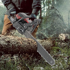 20 Inch Gas Chainsaw 58CC 2.4KW Petrol Chainsaw 2-Stroke Gas Chain Saws, Engine Chain Saw Set Gas Chainsaws for Cutting Wood Outdoor Home Farm Us (Black Red)