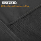 Outdoor Heavy Duty 600D Waterproof Pellet Grill Cover Compatible with Traeger Woodridge Pro and Elite Grill, BAC776 Full-Length All Weather Grill Cover Accessory (Woodridge Pro/Elite)