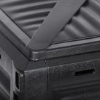 JupiterForce Garden Compost Bin 80 Gallon (300 L) from BPA Free Material, Large Composting Bin Outdoor Composter, Easy Assembling, Fast Creation of Fertile Soil, Lightweight, Black