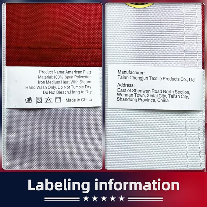 Premium American Flag 2.5x4 Ft TearProof Series for Outside, Heavy Duty Outdoor，Longest Lasting, Super Tough Fade Resistant Spun Polyester, High Wind US Outdoor Flags Embroidered Stars, Sewn Stripes, Brass Grommets