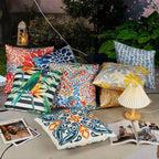 Outdoor Throw Pillows Waterproof Set of 2 Patio Pillows 18×18 Inch Decorative Pillows for Bed, Couch, Sofa and Patio Furniture