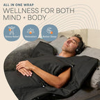 LifePro RejuvaWrap Far Infrared Sauna Blanket for Detox & Relaxation – Available in 5 Colors & 3 Models – Portable Sauna Blanket Infrared for Muscle Relief, Circulation & Recovery – 9 Heat Levels