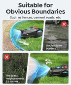 M800Plus Cordless Robot Lawn Mower with GPS + 3D Visual Navigation, Bow-Shaped Path Mowing, APP Control, 4.0Ah Automatic Robotic Lawnmower for 1/5 Acre, Obstacle Avoidance, Height Adjustment