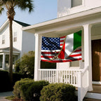 Vintage American America Usa Italy Italians Flags For Outside Yard 3x5 Ft Double Sided Printed 100d Polyester Lightweight Garden Welcome Outdoor Banner Brass Grommets