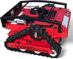 Remote Controlled Lawn Mower| 55° Slope Capability | Hybrid Self-Charging Dual Battery | Brushless Motors | Zero Turn | Adjustable Cutting Deck (Mower)