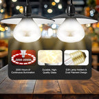 250W R40 White Heat Lamp Bulbs (4-Pack), Infrared Heat Bulbs, Infrared Therapy Bulbs for Bathroom, Sauna, Pets & Chickens, 2,000 Hour Rated, E26 Base