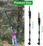 Pole Saw, 2025 Upgraded 6-Inch Cordless Pole Saws for Tree Trimming, 13-Feet MAX Reach Electric Pole Saw, 33ft/s Cutting Speed, Pole Chainsaw Tree Trimmer with 2Pcs 3000mAh Battery & Charger