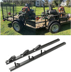 ECOTRIC 3 Place Weed Eater Rack Carrier Mount On Landscape Truck Trailer Enclosed Trimmer Rack Holder w/Lock Pair Steel Lockable