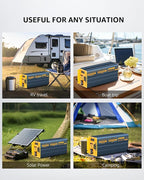 5000 Watt Power Inverter Pure Sine Wave 48V DC to 110V 120V 10000W Peak Heavy Duty Inverter with Remote Control and LED Display, 4 USB/Type-C Ports & 2 AC Outlets Car Charger for Vehicles RV