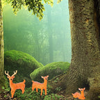 Skylety 12 Pcs Miniature Fairy House Garden Animals Fairy House Figurines Kit Mini Forest Animals Figures Tiny Resin Garden Accessories for Kids Craft Modeling Decor Micro Landscape