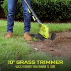Sun Joe 24V IONMAX Cordless Lawn Care System, Grass and Hedge Trimmer Outdoor Combo Power Tool Kit with 8” Pole Saw, Batteries, and Charger, GTS4002C
