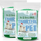 Thawtful Pet Safe Ice Melt – Pet Friendly Ice Melt, Snow Melt – Green Granules with CMA, Melts to −12°F (−24°C) - Driveway Salt & Sidewalk Salt for Ice (10 qt. - 21.3 lb.)