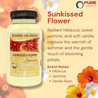 Sunkissed Flower Aromatherapy Spa Shock for Hot Tubs & Spas | Non-Chlorine Oxidizing Hot Tub Shock Treatment | Compatible with Bromine Tablets & Chlorine | Neutralizes Odors & Clarifies Water (2 lbs)
