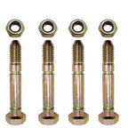 YIAOSUA 4 Pack 51001500 510015 Shear Pin Bolts and Nuts Fits Ariens AM122156 AM136890 snowthrowers