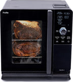 GE Profile™ Smart Indoor Pellet Smoker, with Active Smoke Filtration, 5 Smoke Control Settings, WiFi Connected, Electric, Countertop BBQ Appliance, Black