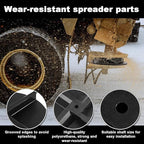 12" Diameter Truck Salt Spreader Part, Spreader Spinner Disk Compatible with Tgs03 and Tgs07 Spreaders Replacement