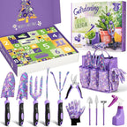 Gardening Christmas Advent Calendar for Adult Women Men 2025, 12 Days Gifts Garden Hand Tools Set with Storage Bag and Garden Gloves, Outdoor Plant Gardener Kit for Male Mom Dad Husband Wife Boyfriend