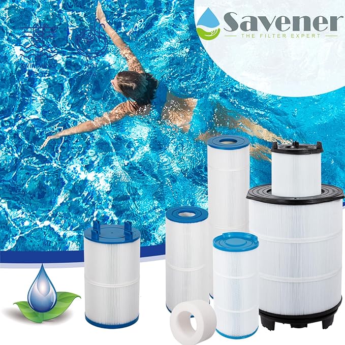 S7M120 System 3 Outer Pool Filter Compatible with 25021-0200S & 25022-0201S, Replacement for Sta-Rite System 3, SR300 Pool Filter Cartridge, 200 Sq.Ft. Filtration Area